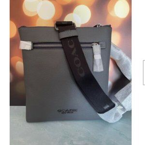 COACH METROPOLITAN SOFT SMALL MESSENGER BAG GREY GRAPHITE